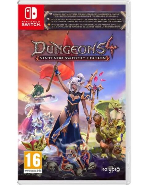 DUNGEONS 4 NINTENDO EDITION (LIBRO ARTE DIGITAL Y BSO) - SWI