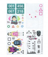 Pack vinilos juego del calamar