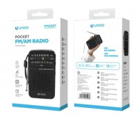 Radio portátil Unico FM2597 DC3V (AAx2) Negro