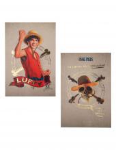 Cuaderno de tapa blanda luffy