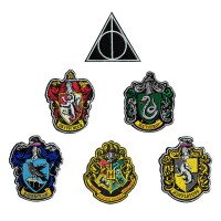 Set 6 parches Harry Potter para planchar
