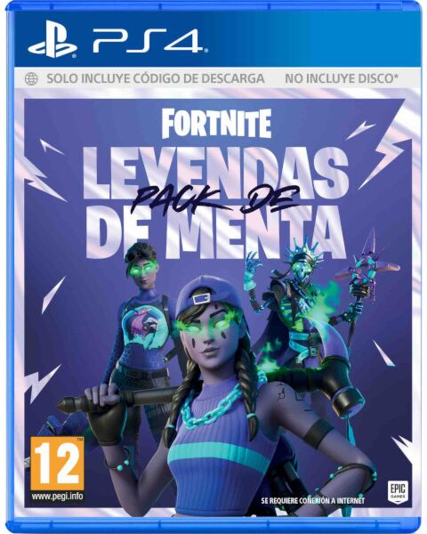 FORTNITE PACK LEYENDAS DE MENTA - PS4