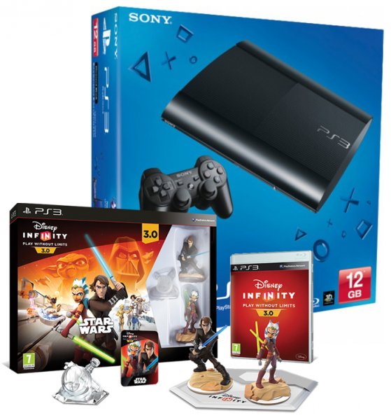 12 GB+DISNEY INFINITY STARTER PACK 3.0:STAR WARS (PLAY SET/ANAKIN/ASHOKA)