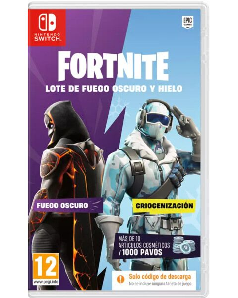 FORTNITE LOTE FUEGO OSCURO Y HIELO - SWI
