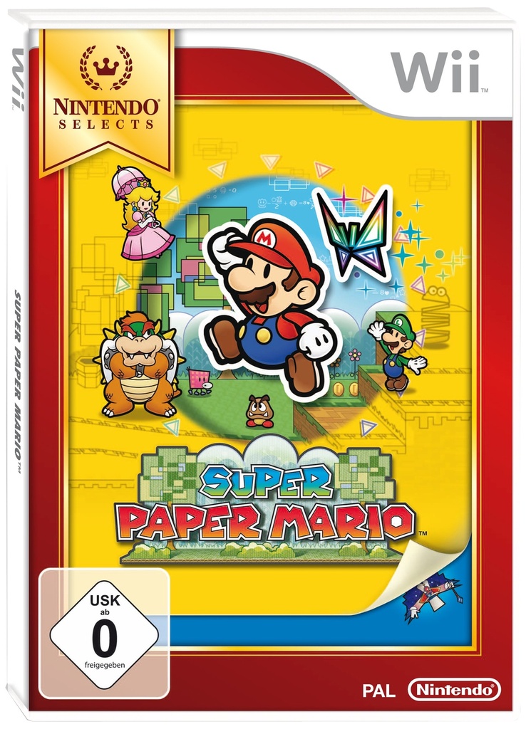 Super Paper Mario Selects - Wii OK