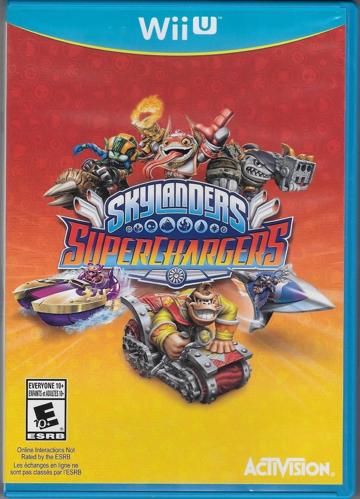 SKYLANDER SUPERCHARGERS - WIIU SOLO JUEGO