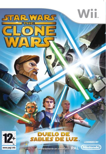 STAR WARS THE CLONE WARS (ALEMAN) - WII
