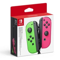 [236188] JoyCon (Izda/Derecha) Color Verde Neón/Rosa Neón