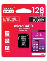 [255379] MicroSD Goodram 128GB Clase 10 UHS-I +Adaptador