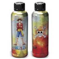 [265774] Botella Termo Acero Inoxidable One Piece Mapa 515ml