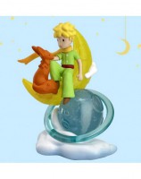 [267941] Figura   El Principito y el zorro en la luna 8CM