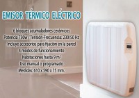 [270435] Emisor térmico digital 6 elementos 750W - Reacondicionado