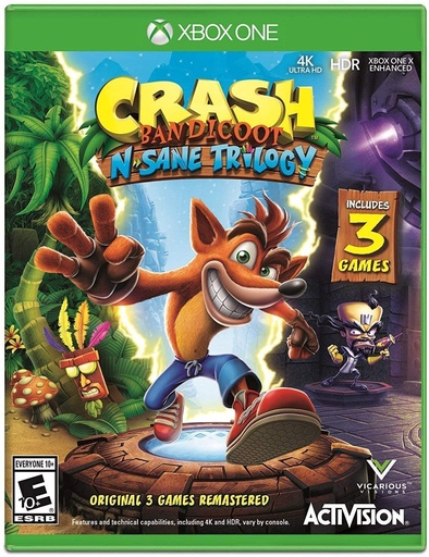 [J-XBO-N-0143] CRASH BANDICOOT N SANE TRILOGY - Xbox one