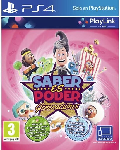 [30440] SABER ES PODER GENERACIONES (PLAYLINK) - PS4